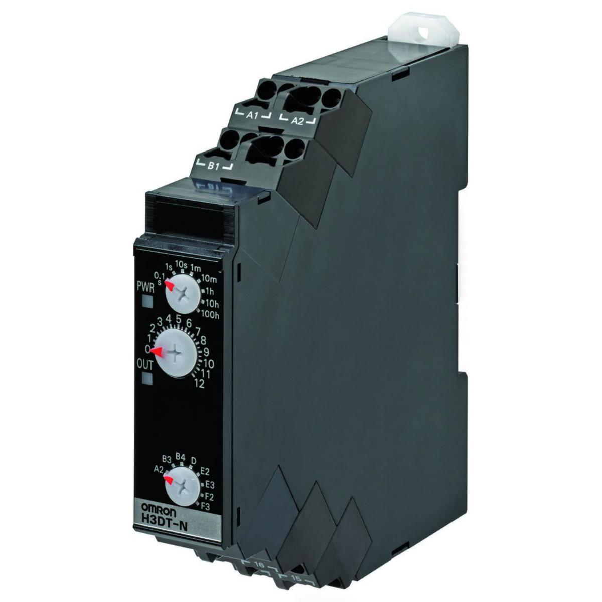 Tidrelä H3DT - TIDRELÄ FLERFUNK 1VXL PUSHIN H3DT-N1 AC/DC24-240