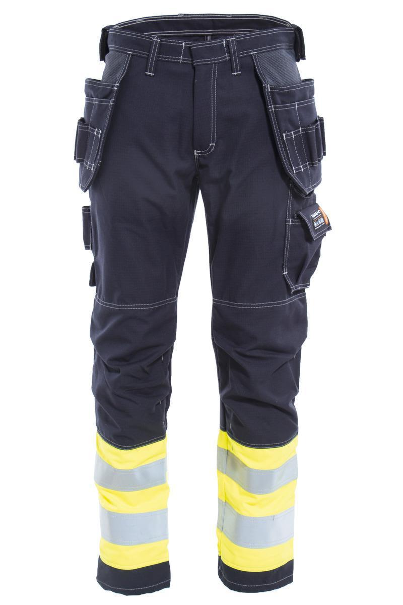 Trousers Tranemo 5851 - TROUSERS TRANEMO 5851-81 YE/BLU FLAME HI-VIS TERA C46