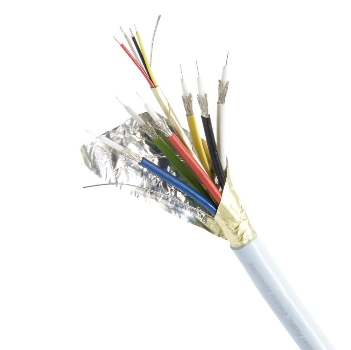 Audio/videokabel AV-serien Multi-koax 75 Ohm SUPRA - AV-KBL AV-6XHF 75 Ohm BLÅ T100