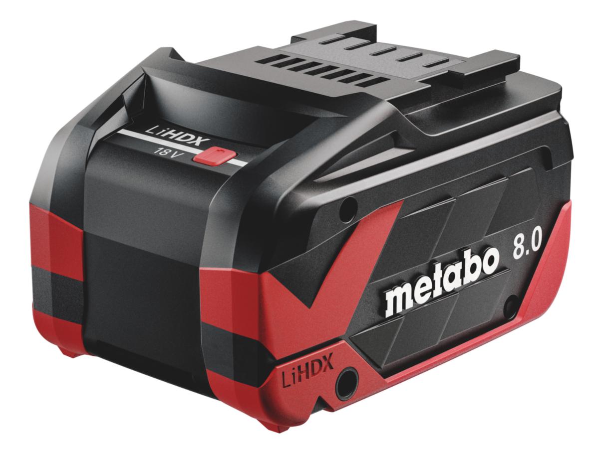 Batteri Metabo 18V 8.0AH LiHD XTREME - BATTERI METABO LIHDX 18V 8.0AH LIHD XTREME