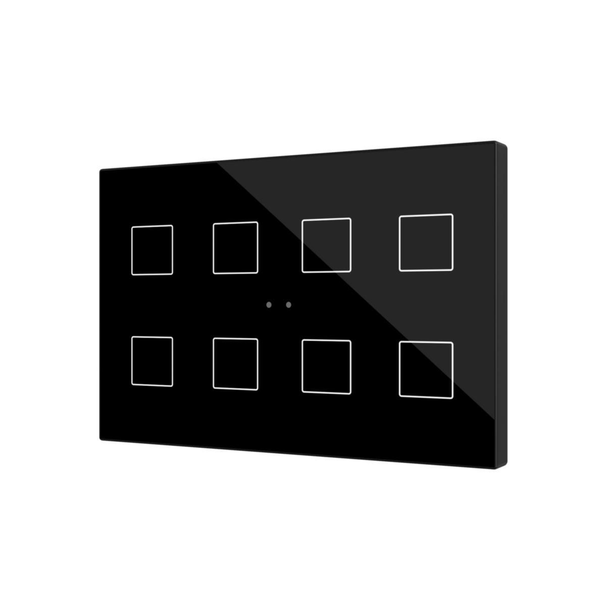 Tryckknapp FLAT XL Svart - TRYCKKNAPP FLAT XL X8 SVART