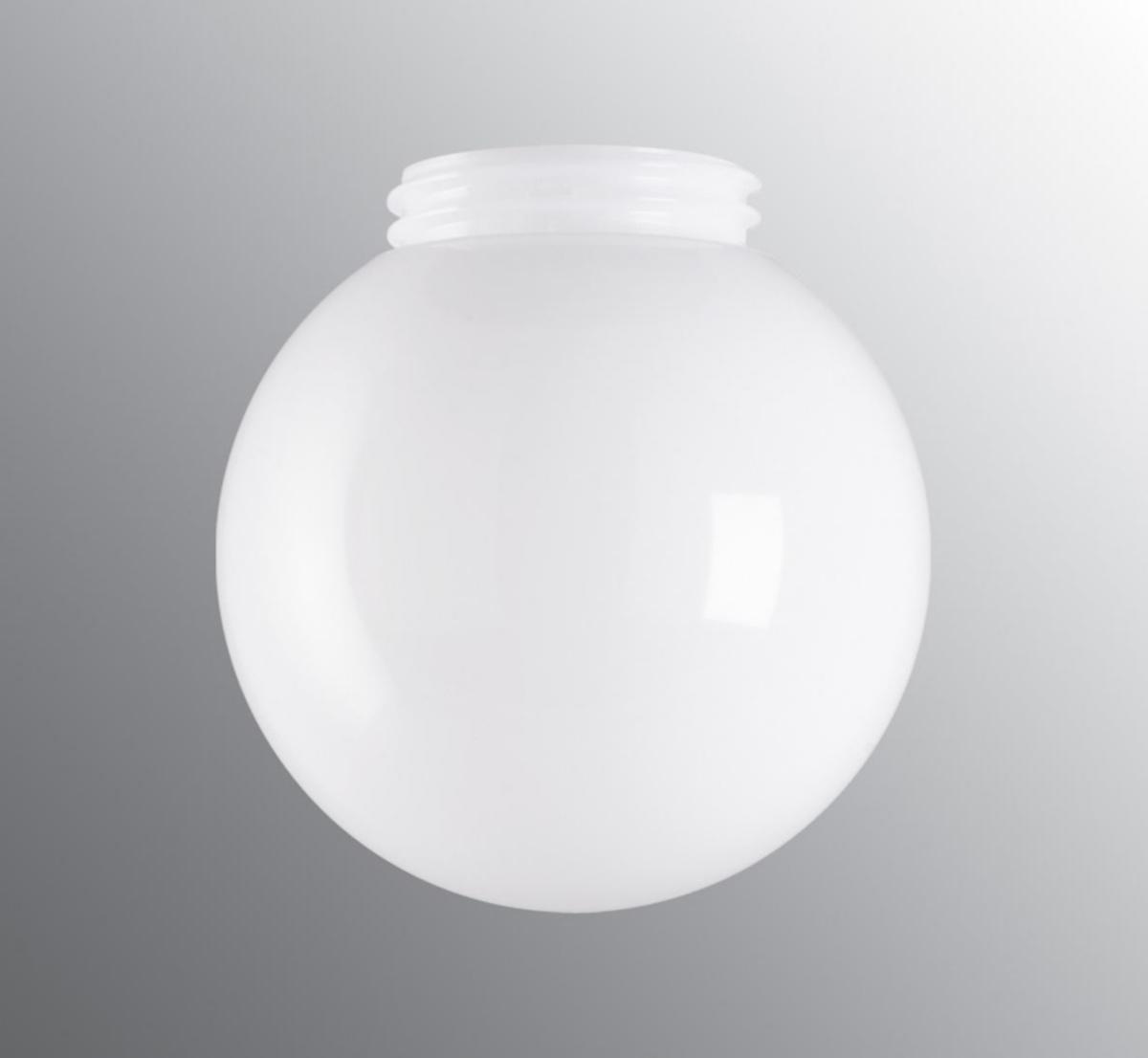 Threaded globe in plastic, opal, Ifö - SHADE W POLYET Ø150MM T84,5MM