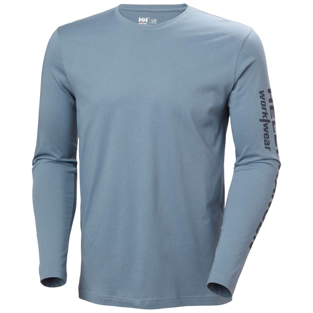 Tröja Helly Hansen 79288 Classic Logo Dam - T-SHIRT HH 79288-580 LOGO BLÅ DAM STL 2XL