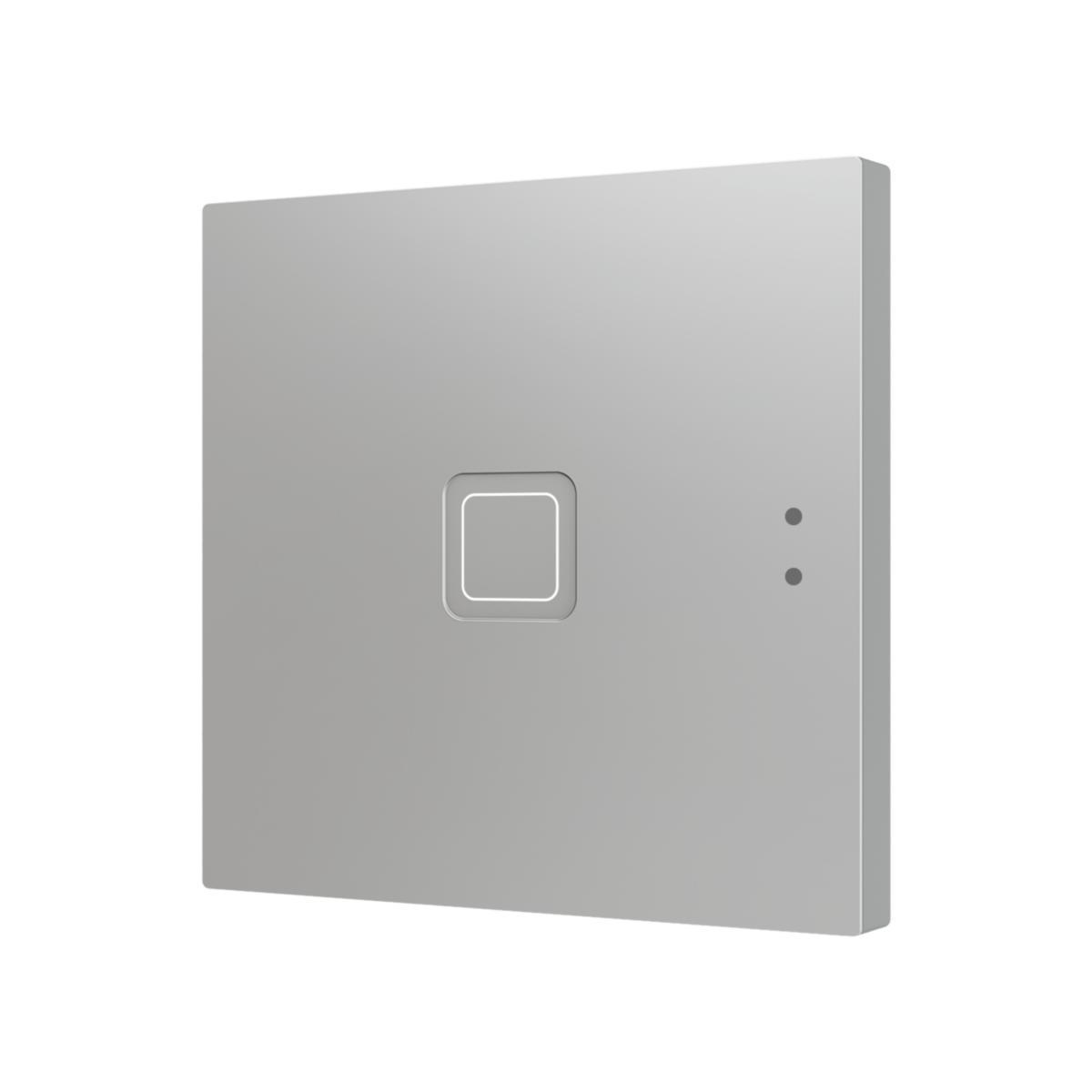 Tryckknapp TECLA Silver - TRYCKKNAPP TECLA X1 SILVER