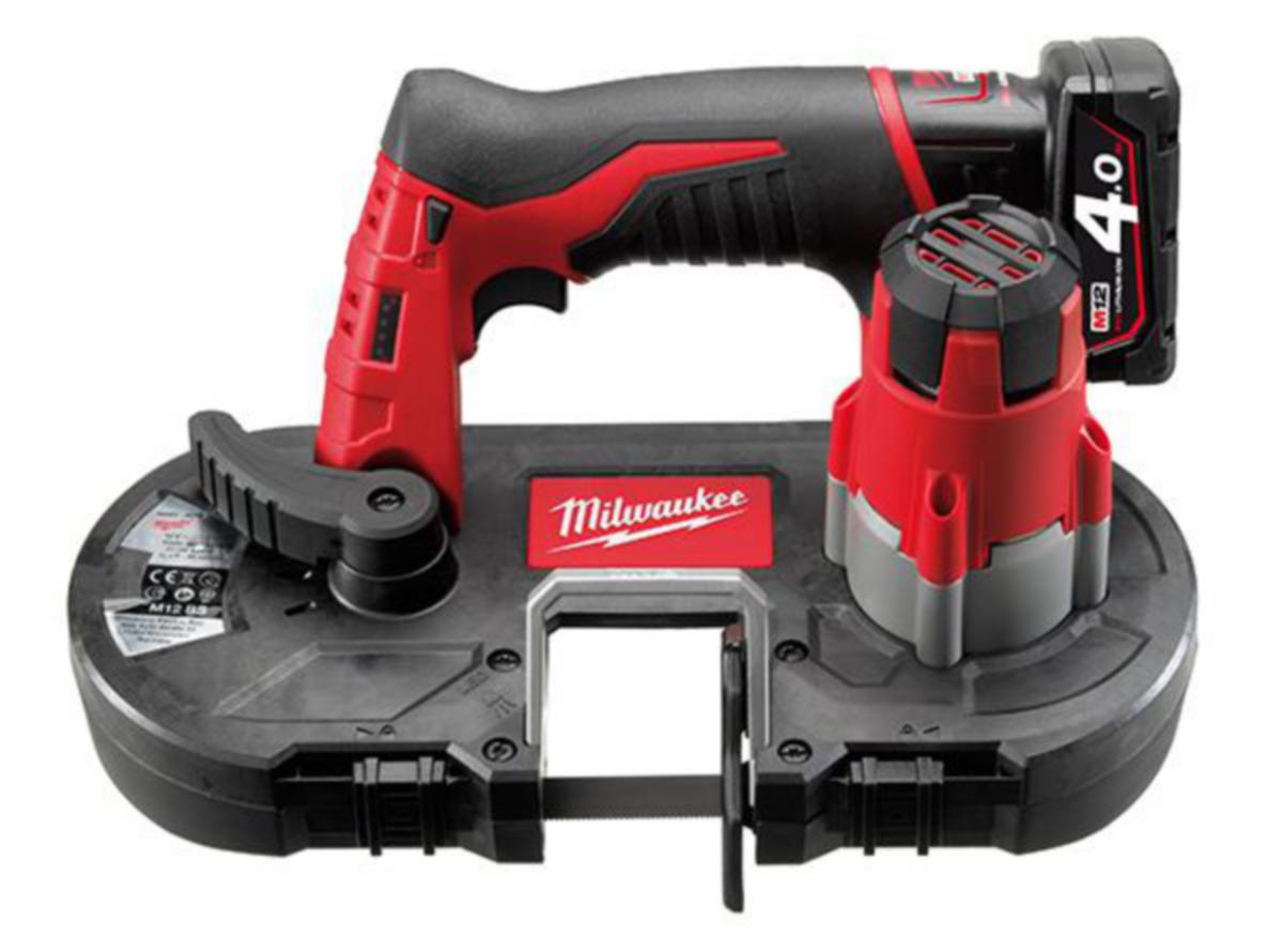 Bandsåg Milwaukee M12 BS-402C - BANDSÅG MILWAUKEE M12 BS-402C 12V 2X4,0AH