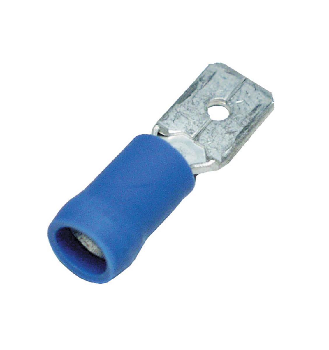Flatstift, A, isolerad - FLATSTIFT BLÅ 6.3x0.8MM A 2507 H