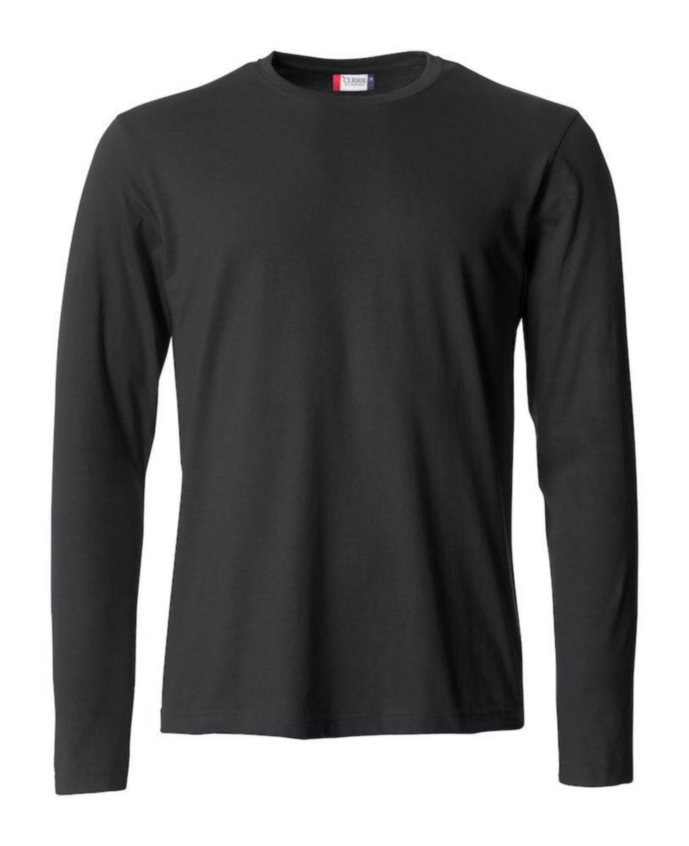 T-shirt Clique 029033 Basic-T L-Ärm - T-SHIRT CLIQUE 029033 BASIC-T LÅNG ÄRM SVART STL XL