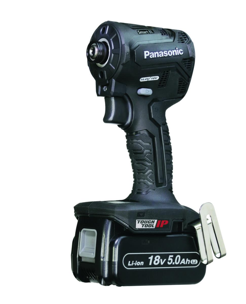 Slagskruvdragare Panasonic EY1PD1J 2x5.0Ah - SLAGSKRUVD. PANASONIC EY1PD1J LADDARE, TANOS, 2 X 5,0AH, 18V