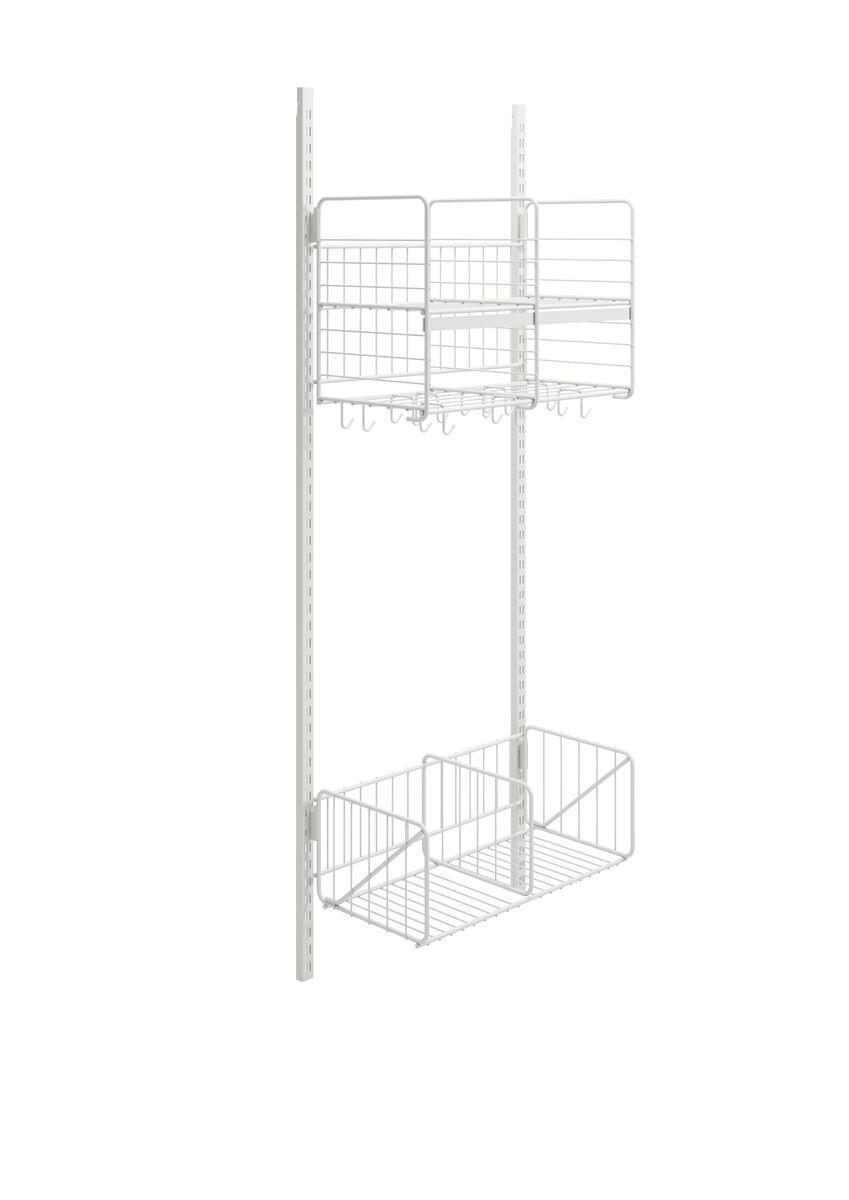 Kapprumsinredning Wille 2-fack vägg - KLÄDFACK WILLE 2-FACK 60 CM VÄGGHÄNGT VIT