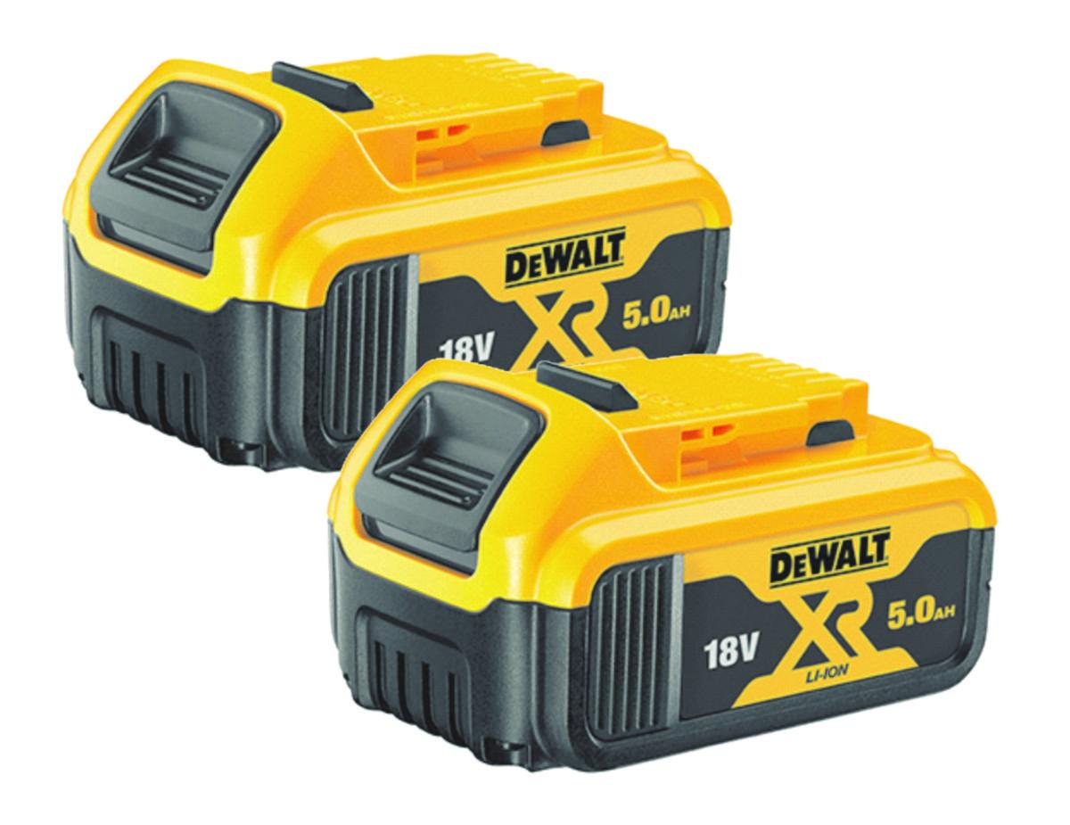Batteriset DEWALT DCB184P2 - BATTERISET DEWALT DCB184P2 18V XR 2 X 5AH