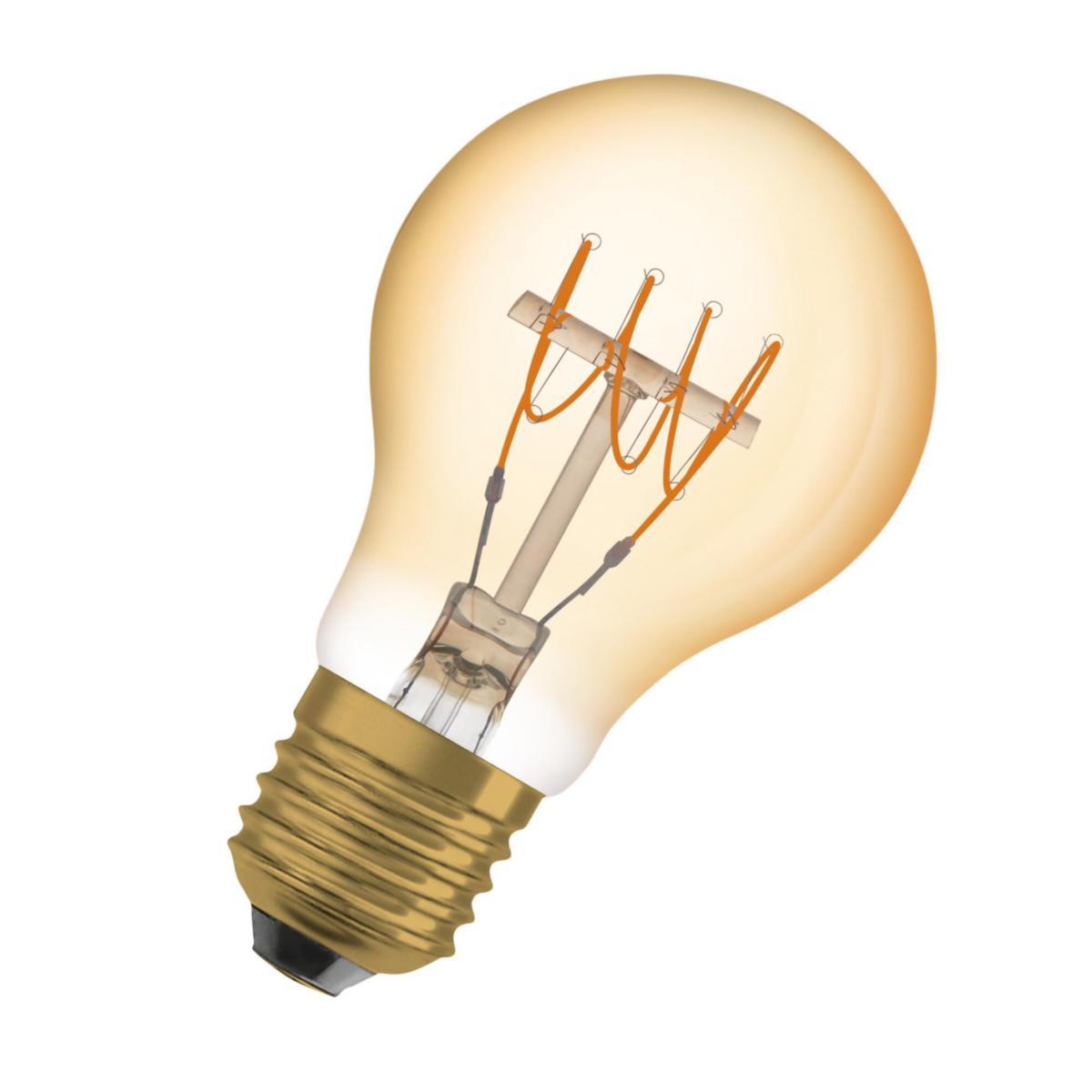 LED-lampa Vintage 1906, Normal, Guld, dimbar - LED NORMAL 35 DIM GULD 822 E27 4058075761452