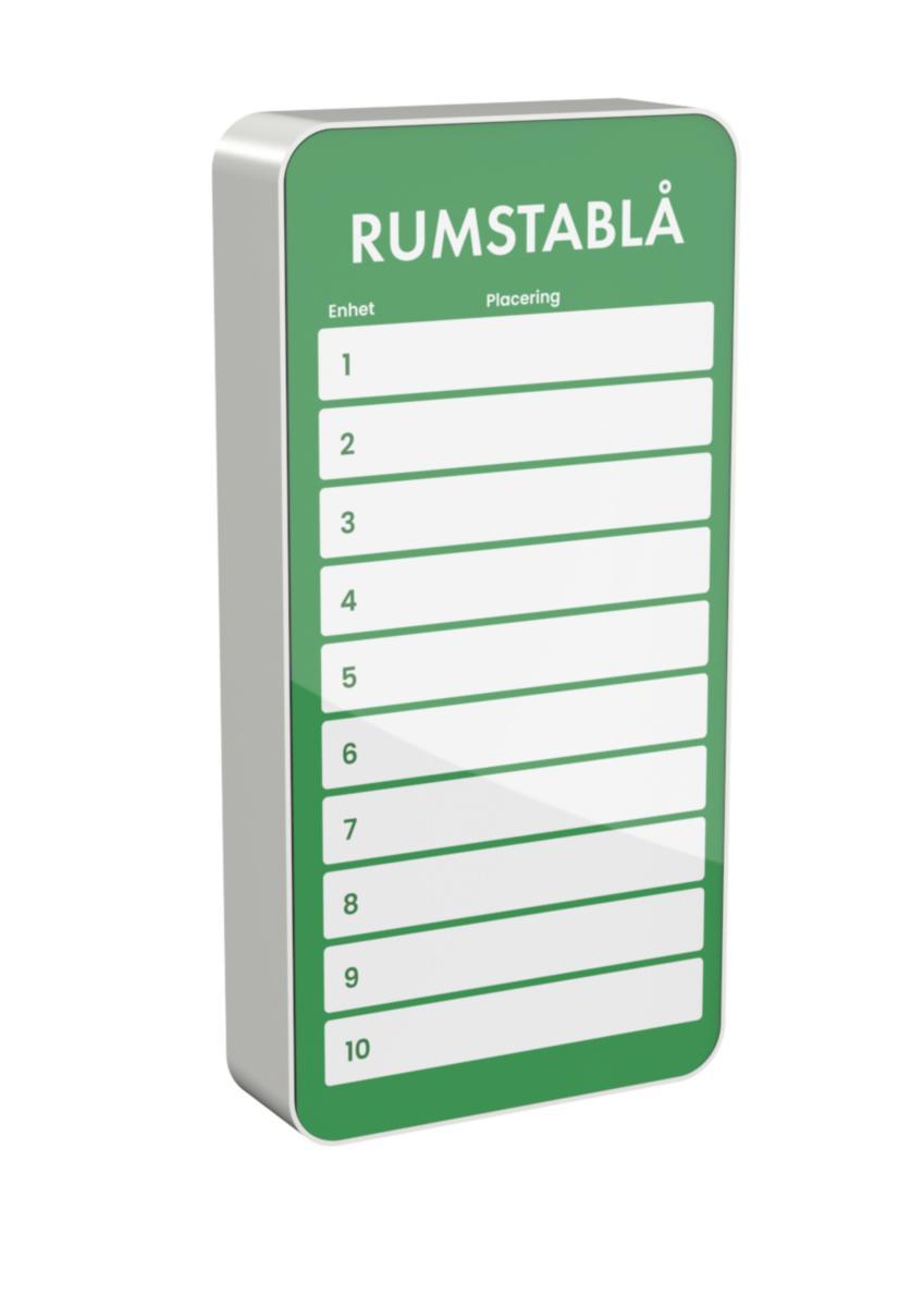 Rumstablå för Nödstation UP-MIDI-NS - RUMSTABLÅ TILL UP-MIDI-RT