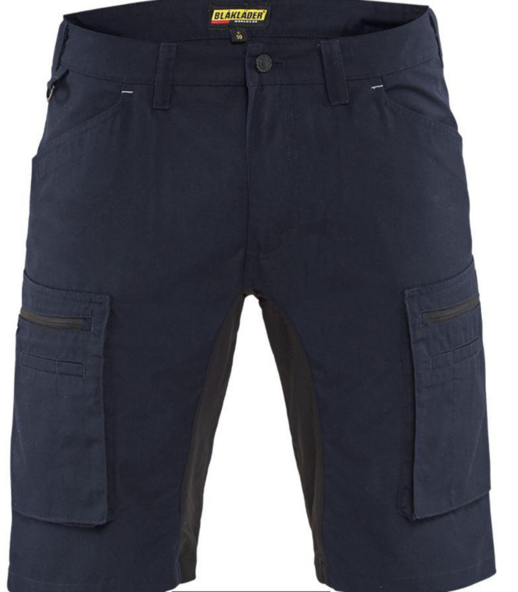 Shorts Blåkläder 1449-1845 - Service shorts stretch Dark navy/Black Size C46