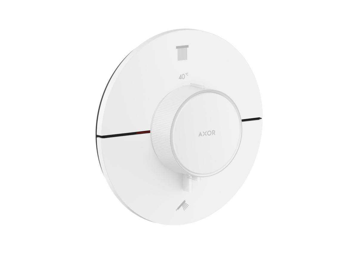 Inbyggnadsblandare AXOR ShowerSelect ID Round, Hansgrohe - HANSGROHE INBYGGNADSBL. AXOR SHOW.SEL ID ROUND MATT VIT