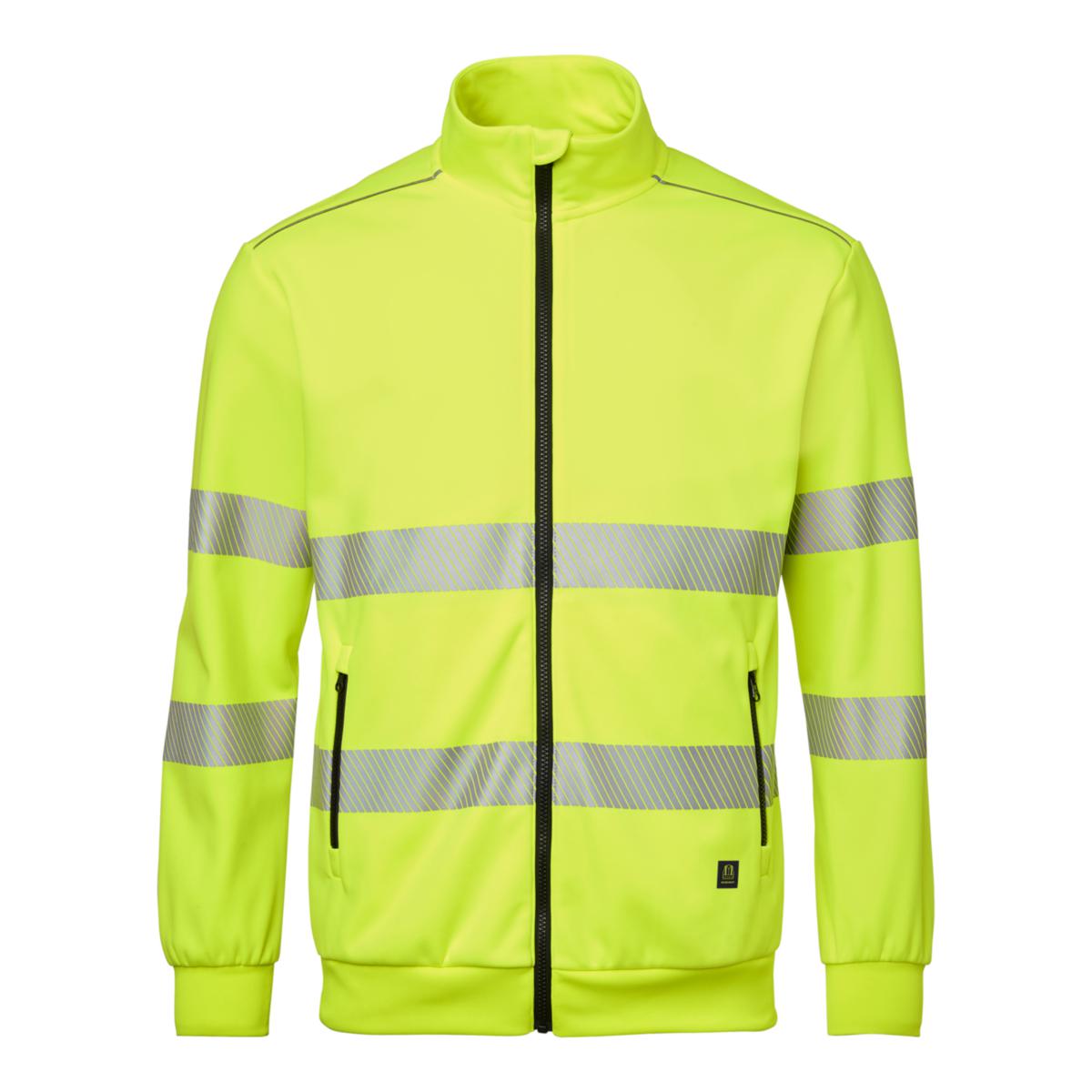 Tröja Top Swede 283 - TRÖJA TOPSWEDE 283 HELZIP VARSEL GUL KL.3 STL S