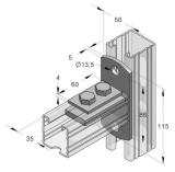 Montagevinkel för EF Stex 45, MEFA