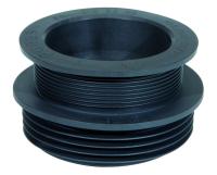 Gumminipplar för plaströr, svarta 100/105x90/75, Purus