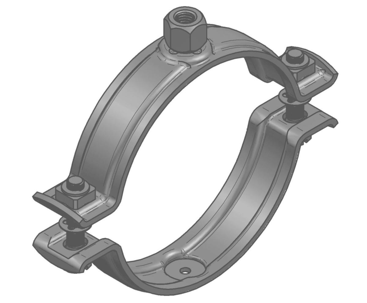 Solid Clamp EF for Sprinkler, MEFA - SPRINKLER PIPE CLAMP 76-81 MEFA