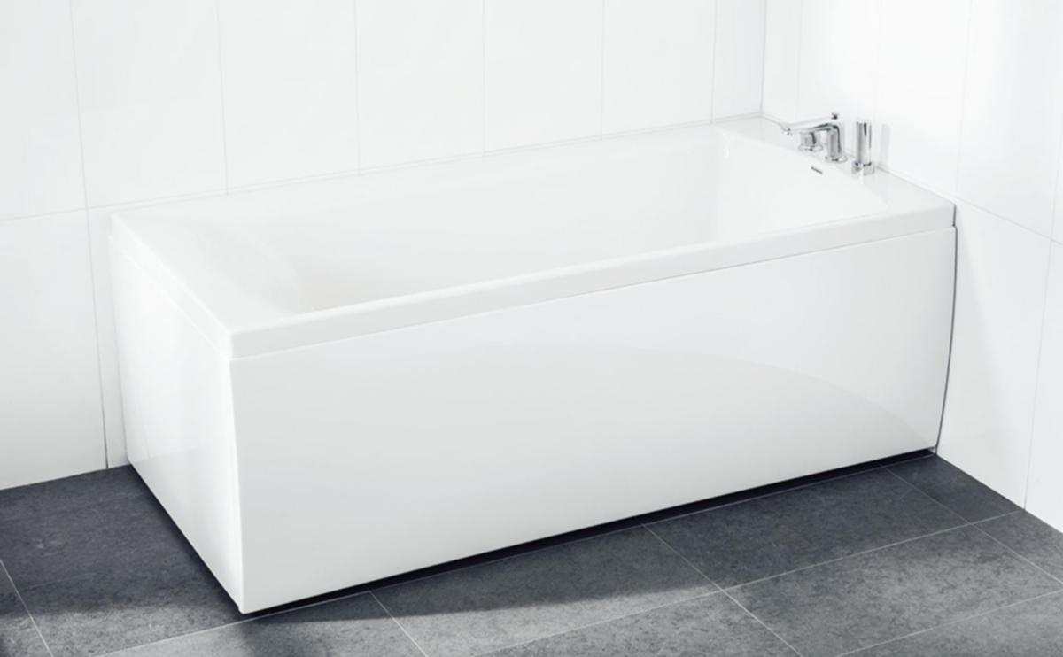 Badkar Z160, Svedbergs - SVEDBERGS BADKAR Z160, 160X75X58 VIT M.FRONT