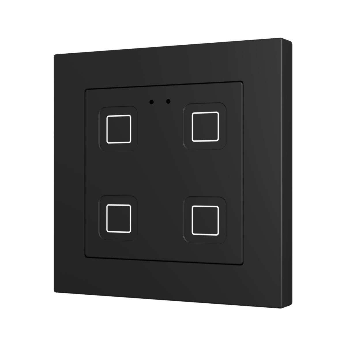 Tryckknapp TECLA 55 Svart - TRYCKKNAPP TECLA55 X4 SVART