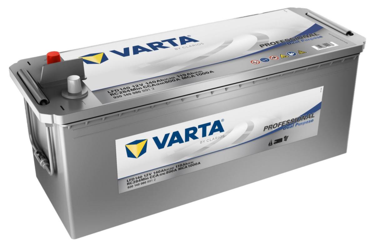 Fritidsbatteri Varta Proffesional - FRITIDSBATTERI 12V 140AH VARTA PROFFESIONAL DUAL LFD140