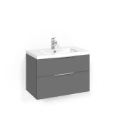 Tvättställsskåpspaket Crown Kommod 80x45 Antracit, Macro