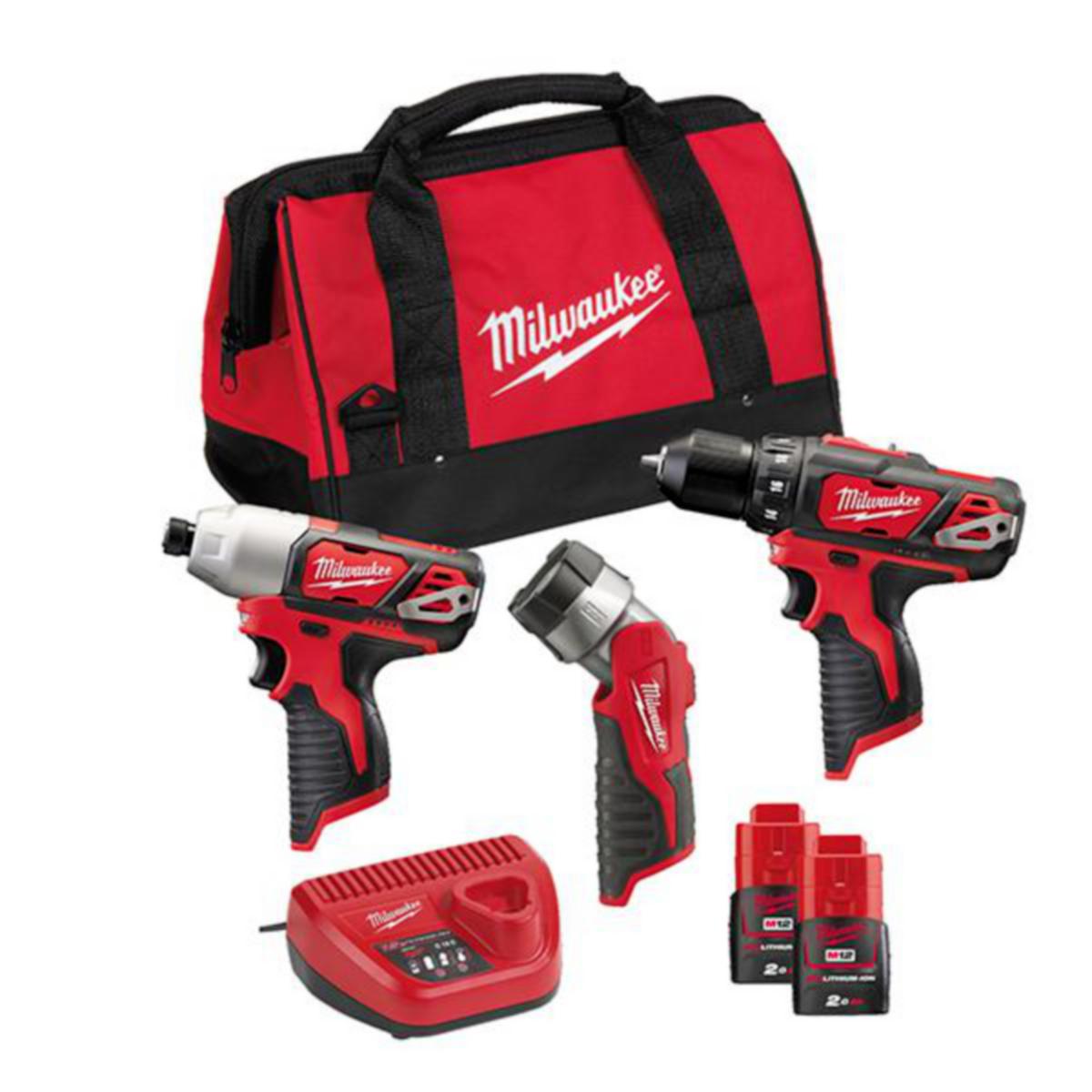 Powerpack 3 Outils 12 Volts M12 Bpp3a 202b main image 1