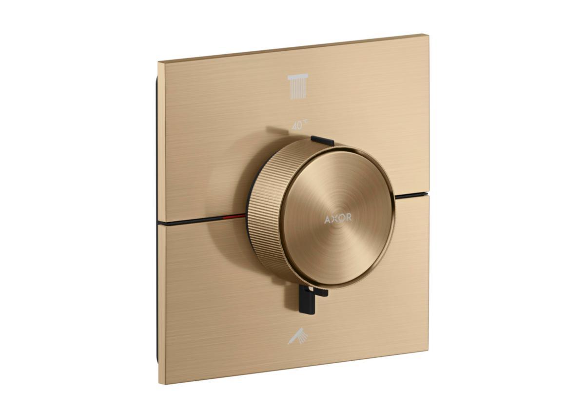 Inbyggnadsblandare AXOR ShowerSelect ID Square, Hansgrohe - HANSGROHE INBYGGNADSBL. AXOR SHOW.SEL ID SQUARE BORST.BRONS
