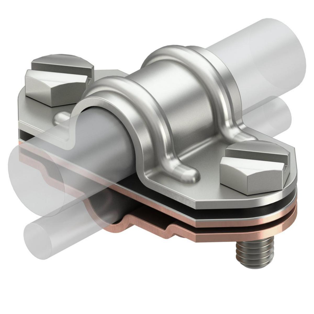 Övergångsklämma VA/CA - KLÄMMA VA16MM/CU8-10MM