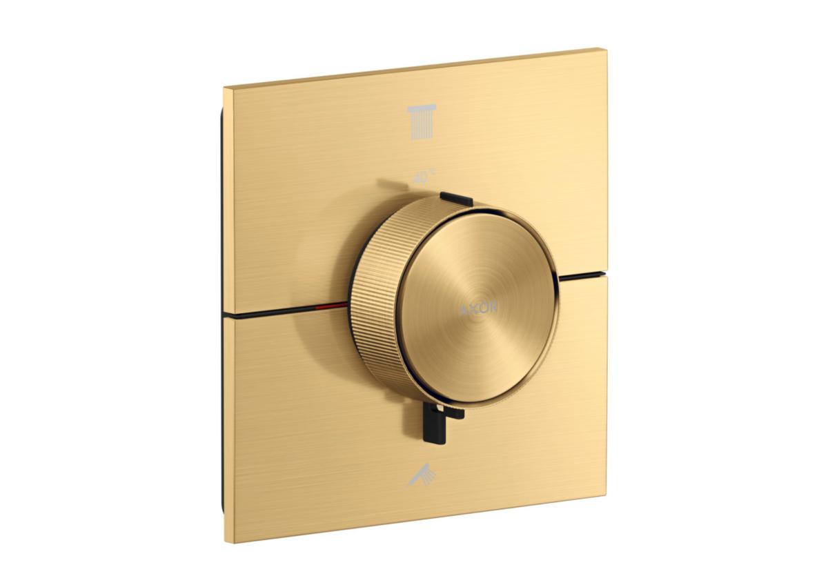Inbyggnadsblandare AXOR ShowerSelect ID Square, Hansgrohe - HANSGROHE INBYGGNADSBL. AXOR SHOW.SEL ID SQUARE BO.GULD-OPT