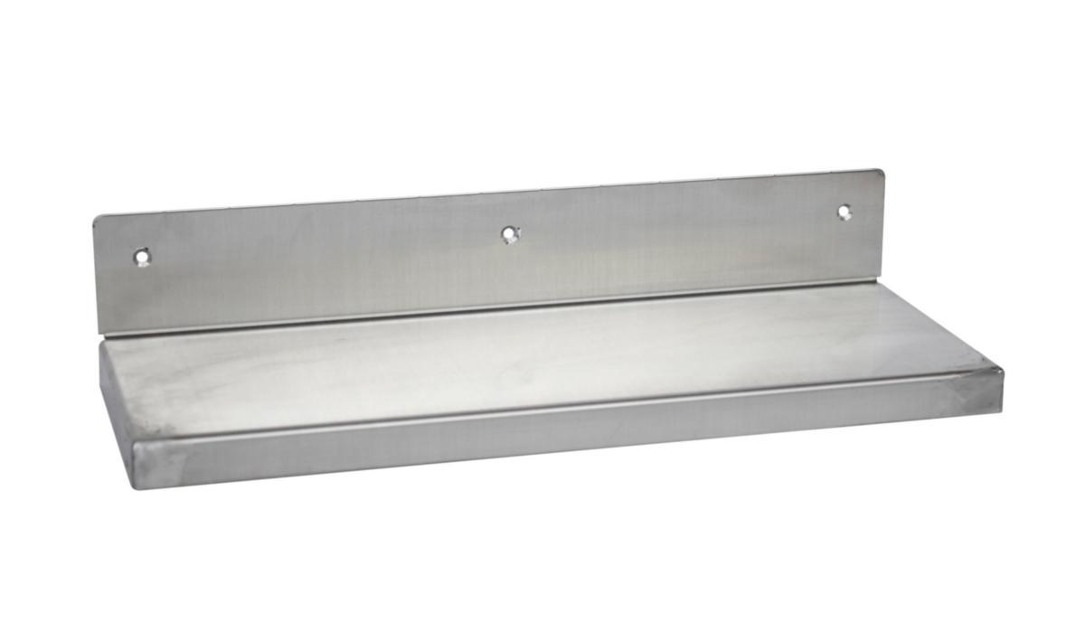 Bathroom shelf A10 Stainless - BATHROOM SHELF A10 SST 360X130X75MM