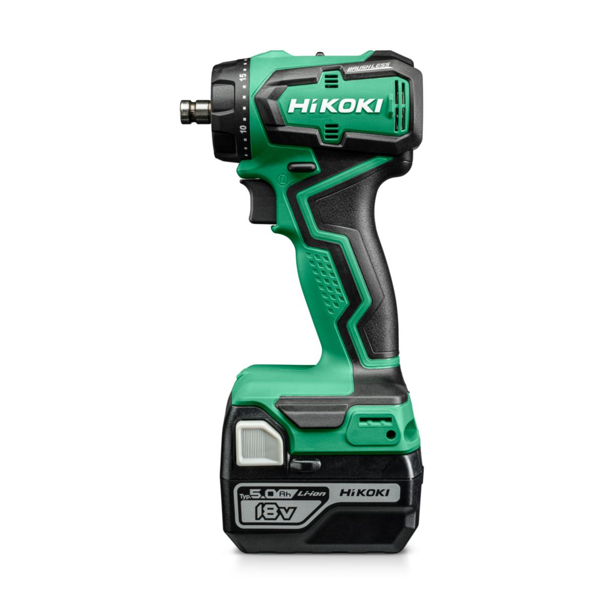 Borrskruvdragare HiKOKI DS18DDQ 2x5.0 Ah - BORRSKRUVDRAG HIKOKI DS18DDQ HIKOKI 18V 2X5AH/LADDARE/HSC