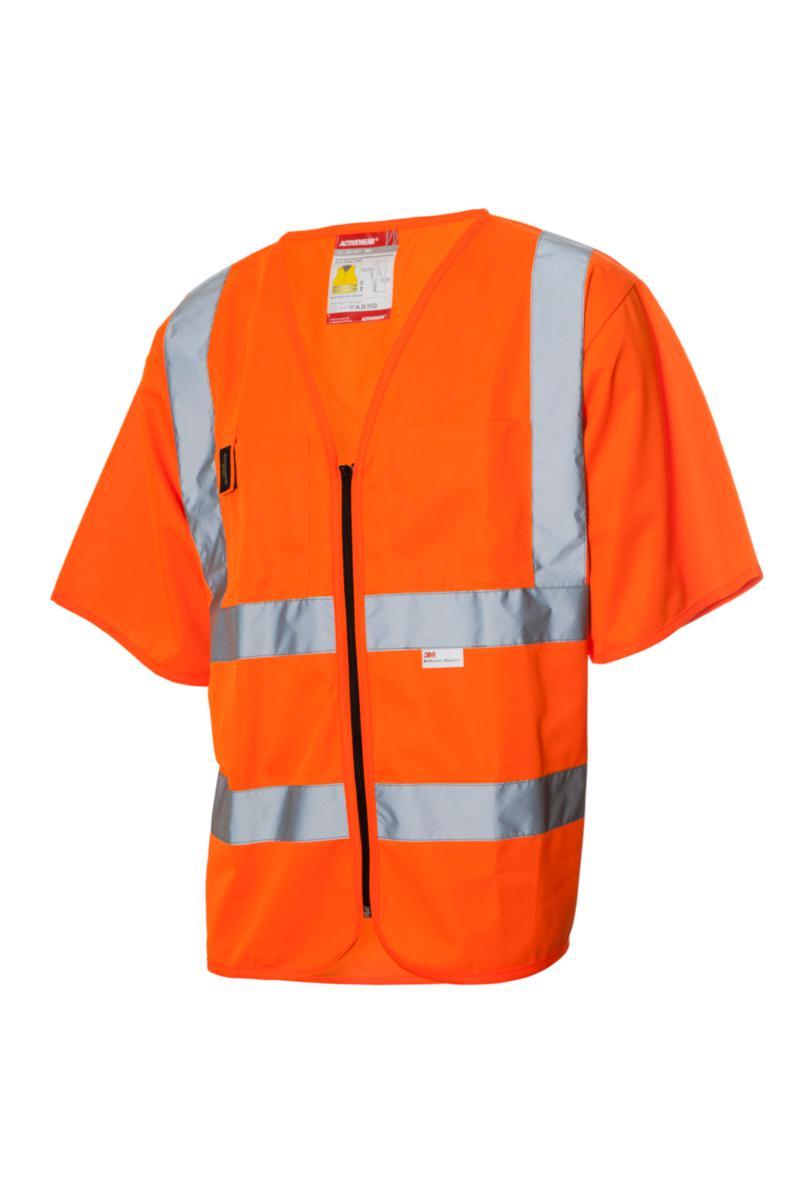 Varselväst Activewear 4933 - VARSELVÄST ACTIVEWEAR 4933 ORA ORANGE M ÄRM KLASS3 EN STORLEK