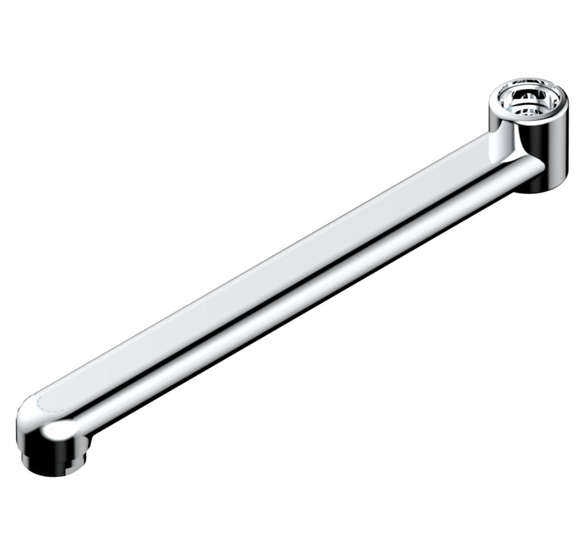Utloppspip Nautic rak svängbar, Gustavsberg - GBG NAUTIC BADKARSPIP RAK SVÄNGBAR 250 MM, KROM