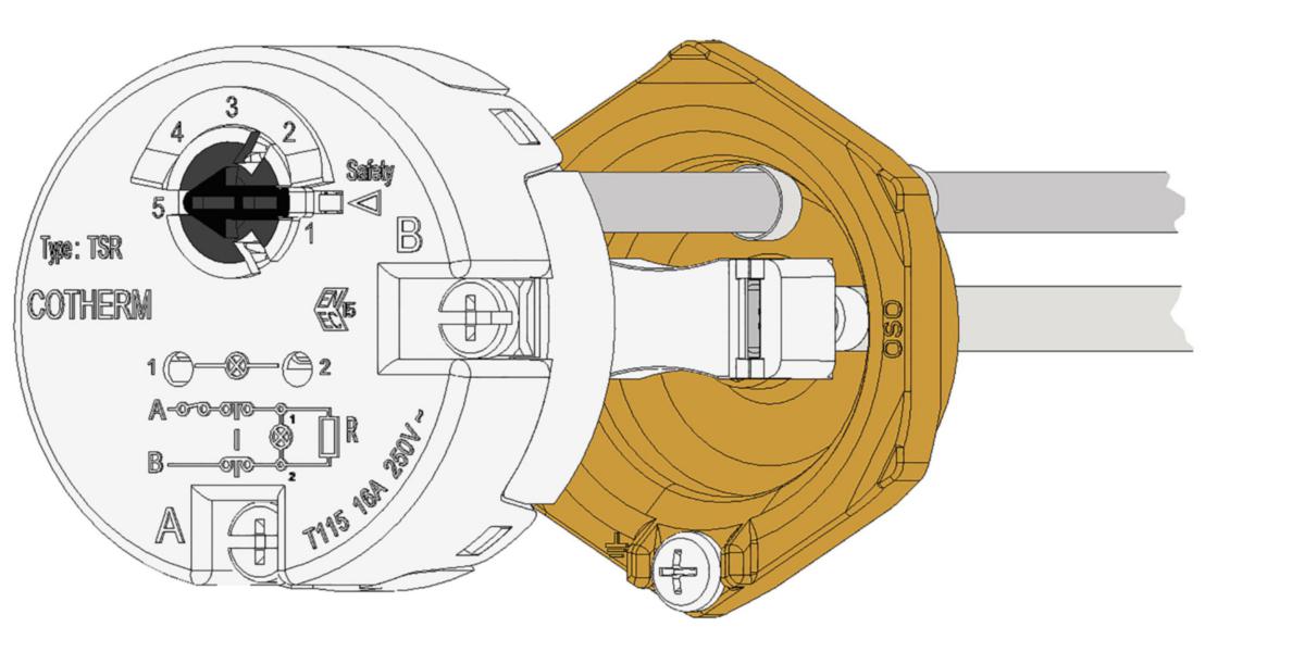 Elpatroner till OSO varmvattenberedare W Wallsmart fr.o.m. 2010, a-collection - ELPATRON 11/4" 2KW/1X230V TILL WALLSMART