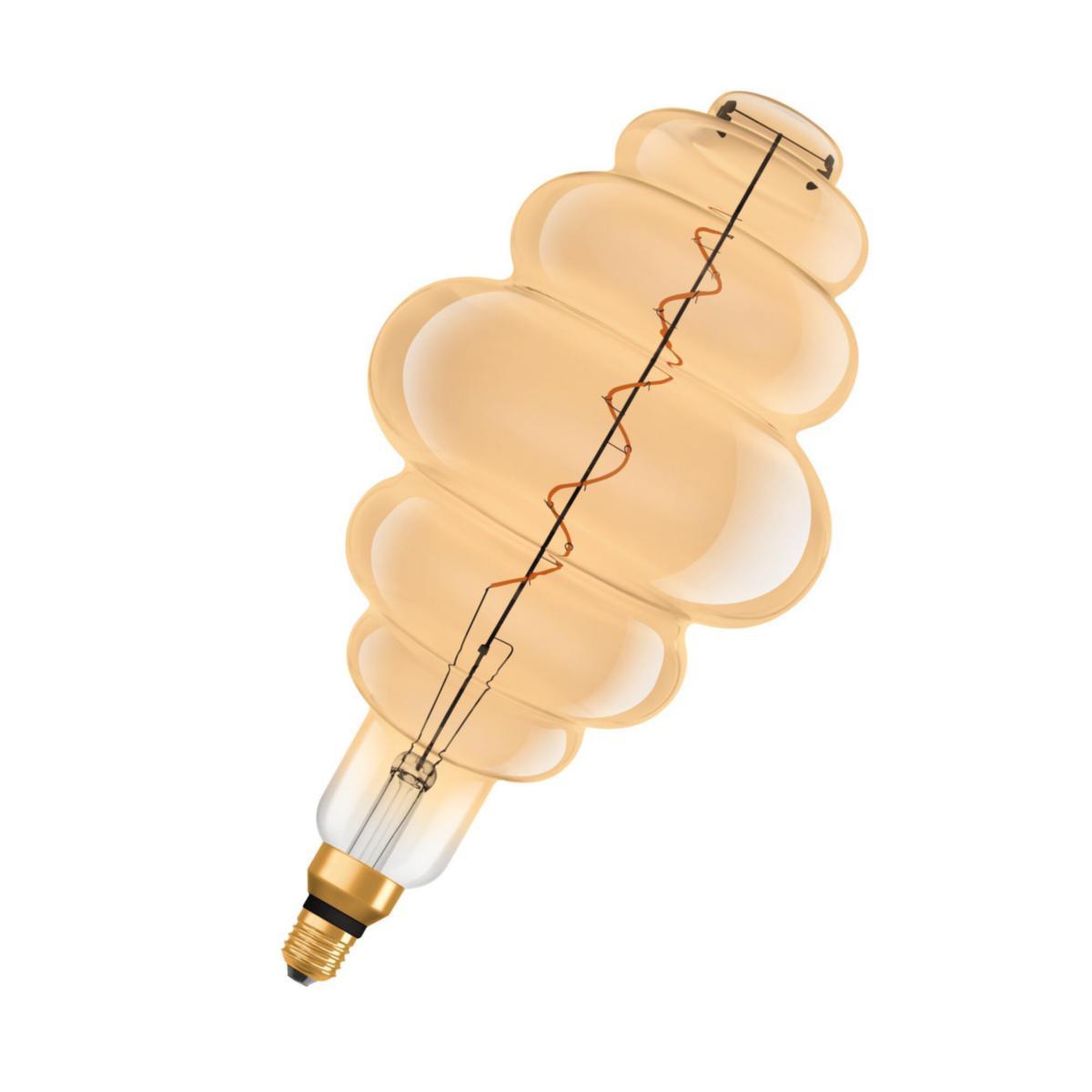 LED-lampa Vintage 1906, Bikupa - LED BIKUPA 33 DIM GULD 822 E27 4058075761834