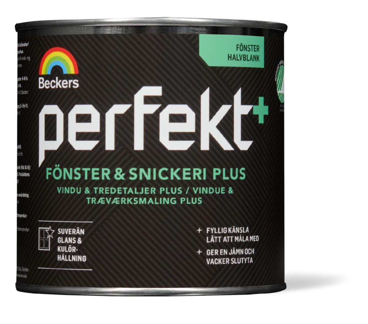 Perfekt Fönster och Snickeri Halvblank - FÖNSTERFÄRG PERFEKT PLUS 2 FÖNSTER&SNICKERI UTEVIT 0,75L