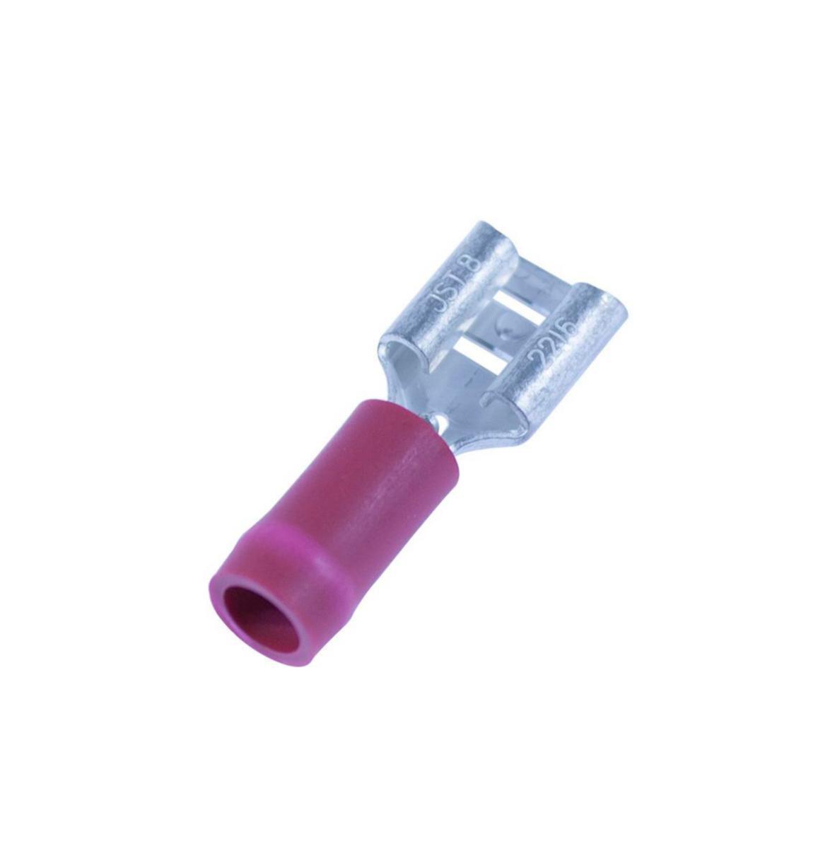 Flatstifthylsa, A, isolerad - FLATSTIFTSHYLSA 6.3x0.8MM RÖD A 1507 FL