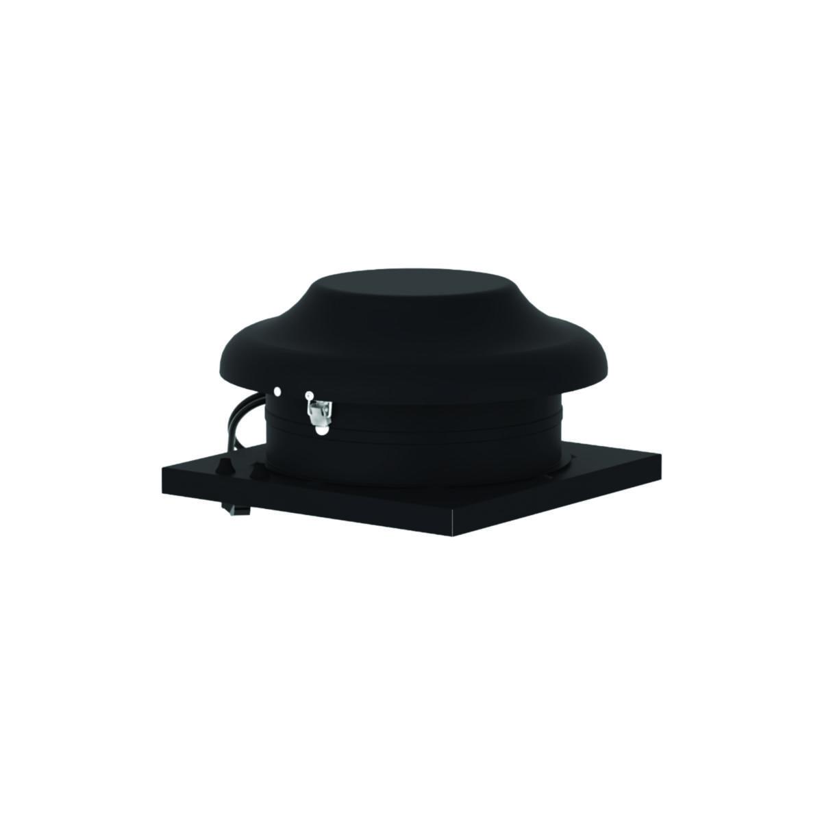Roof Fan TKS EC with rectangular connection, Östberg - ROOF FAN TKC 400 C1 EC BLACK ÖSTBERG