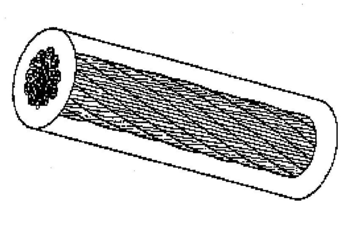 Steel wire rope 6x7 fc - STEEL WIRE ROPE 3/5MM 6X7 FC GALV. 25M/PACK 3MM/PVC 5MM