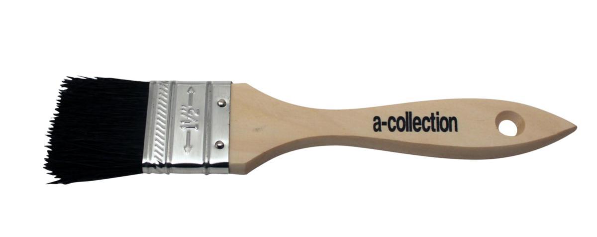 Moddlare Wood shaft, Natural brush 80-Top - BRUSH 35MM WOOD SHAFT NATUREBRISTLE80-TOP