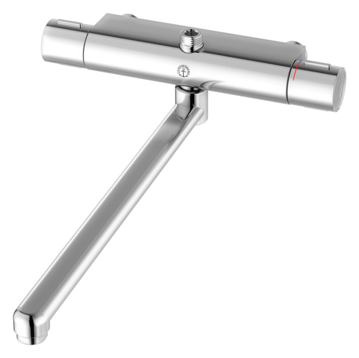 Blandare Nya Nautic - termostat utan förspolning, Gustavsberg - GBG NYA NAUTIC FÖRSPOLN BLAND. 160C/C, M PIP, BLYFRI