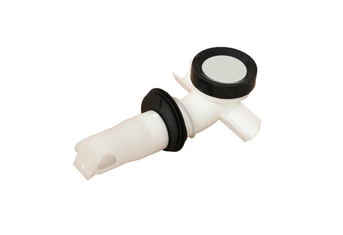Ifö/IDO/Porsgrund spolrör för golvstående WC: 90°, d=47mm