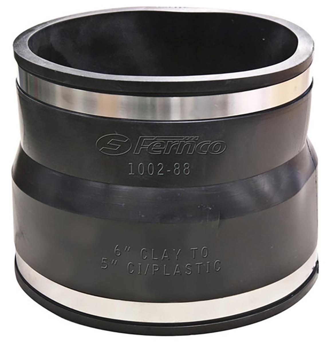 Fernco transition coupling normal pipe-plastic - 225-200 FERNCO NORM PIPE-PLAST SPAN 225-250x192-220, L=146MM