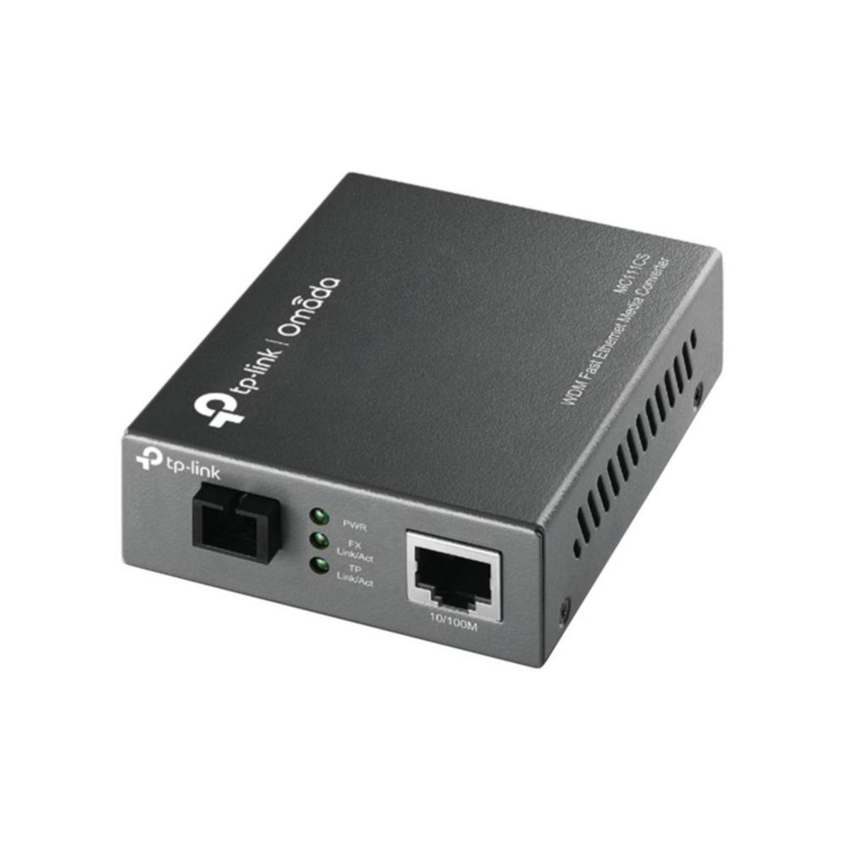 Omada 10/100 Mbps RJ45 to 100 Mbps SM SC WDM Bi-Directional, MC111CS - Mediakonverterare SC WDM MC111CS