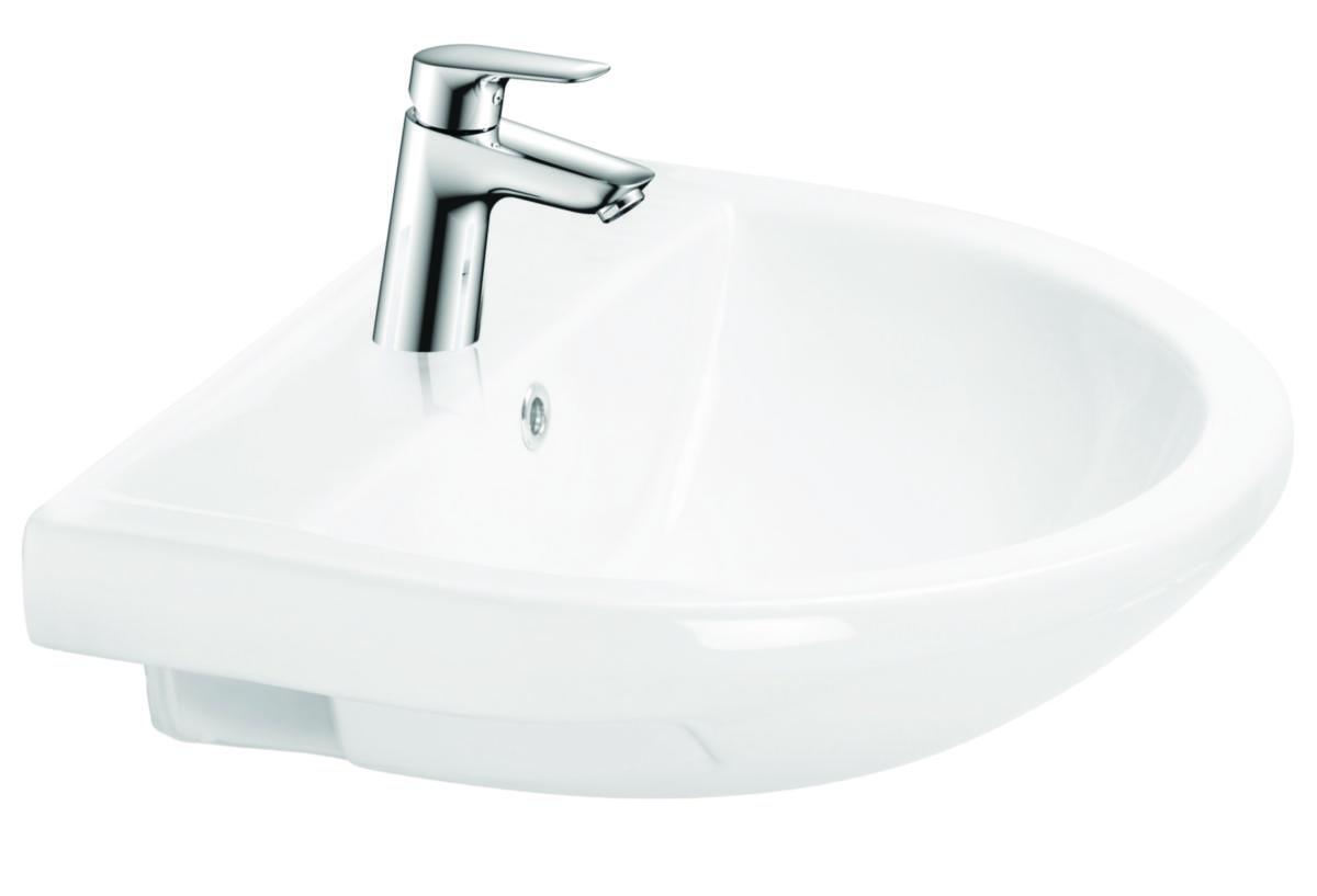 Washbasin package 2, a-collection - A-COLLECTION 2 WB PACK AZUR ZERO MIXER, BOTTOM VALVE, COMP