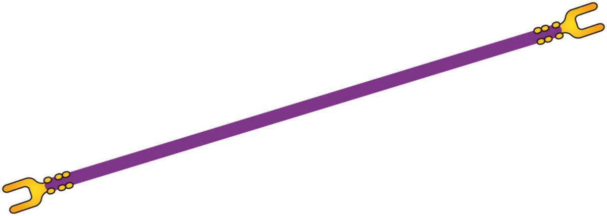 Internkabel för koppling mellan elpatron och termostat till OSO elvattenvärmare, a-collection - INTERNLEDNING TILL 4MM2 L=180MM