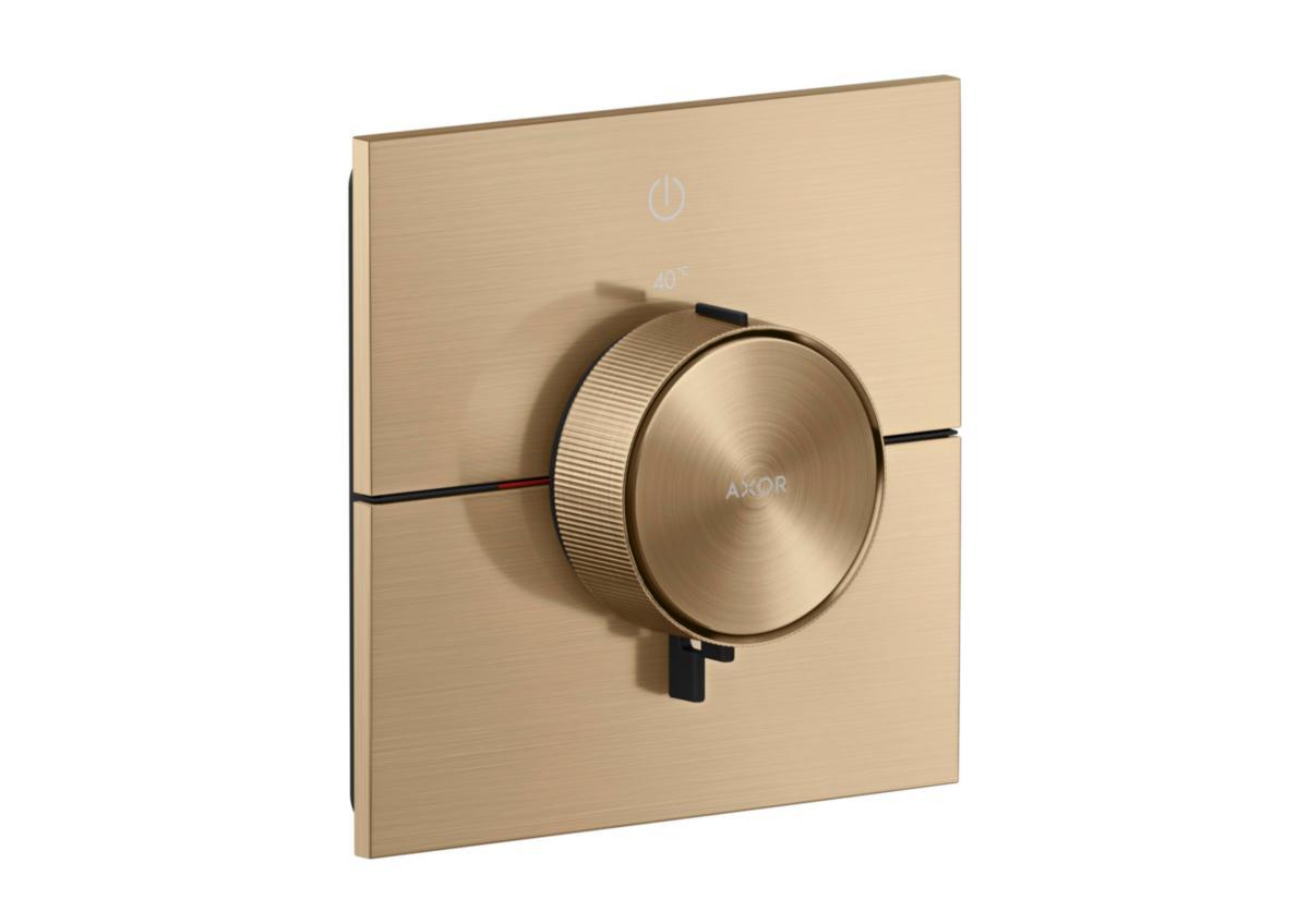 Inbyggnadsblandare AXOR ShowerSelect ID Square, Hansgrohe - HANSGROHE INBYGGNADSBL. AXOR SHOW.SEL ID SQUARE BORST.BRONS