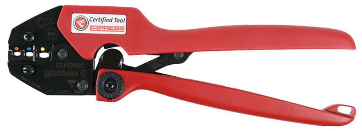 Crimping tool miniforce, insulated connections - CRIMPING TOOL PRE-INS 0,5-6MM²