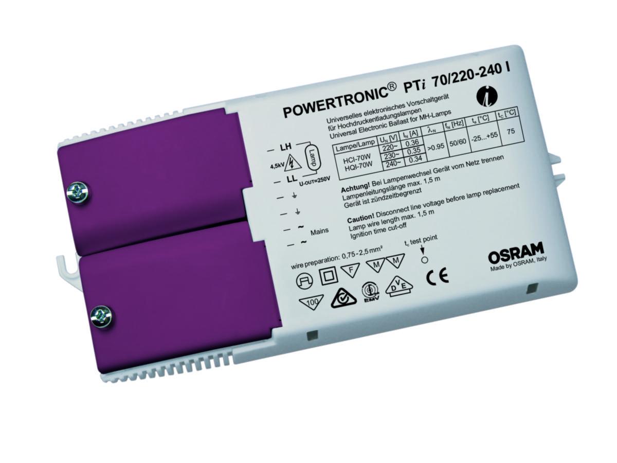 HF-don Quicktronic för metallhalogenlampor HCI och HQI - HF-DON FÖR METALLH 35W PTI 35/220-240 I